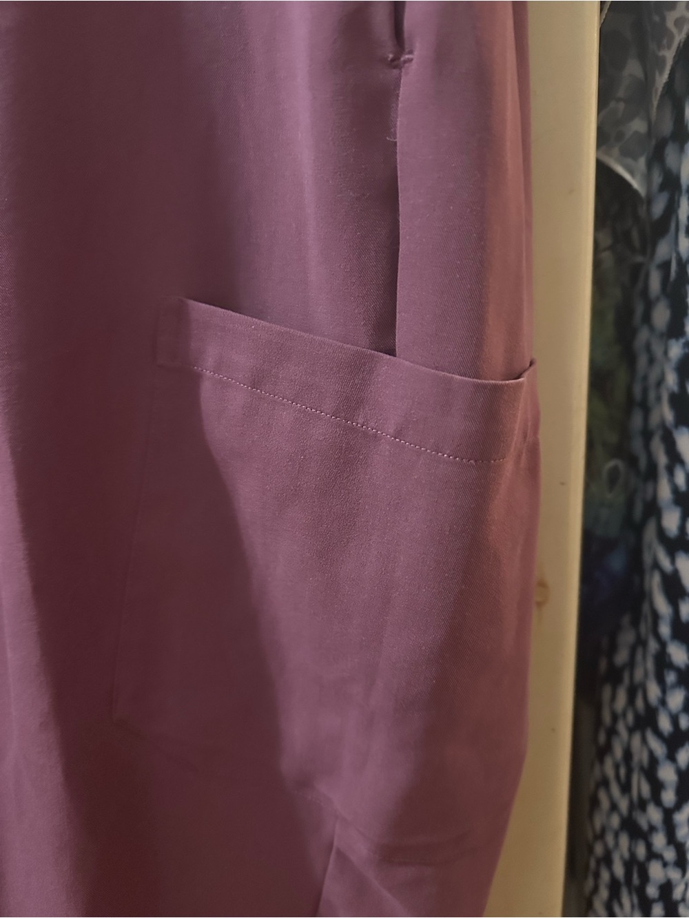 Mandala Scrubs Women's XL Mauve High Waist Jogger Pants Equa-Tek 9 Pocket - Picture 4 of 11